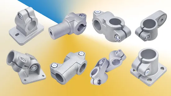 Aluminum Alloy Pipe Clamps and Fixing Clamps Introduction to Round Pipe Connectors and Stainless Steel Supports